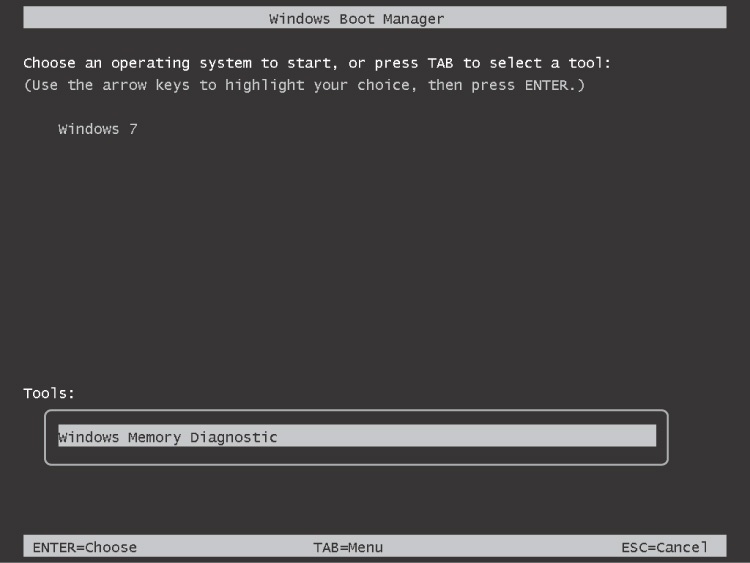 Windows 7 hot sale memory diagnostic